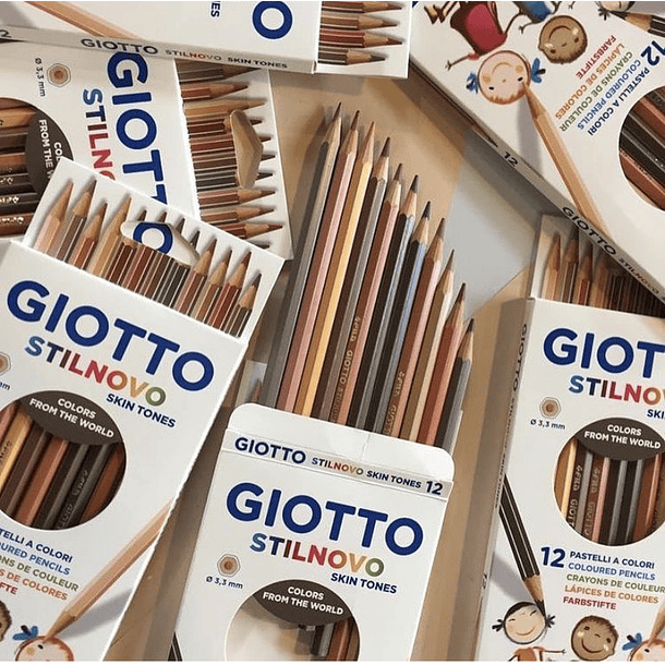 Giotto Sking Tone - Colores Piel 12 col