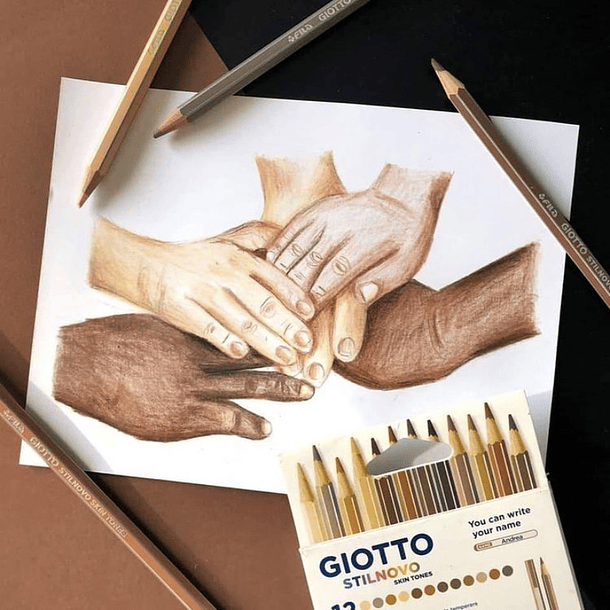 Giotto Sking Tone - Colores Piel 12 col 3