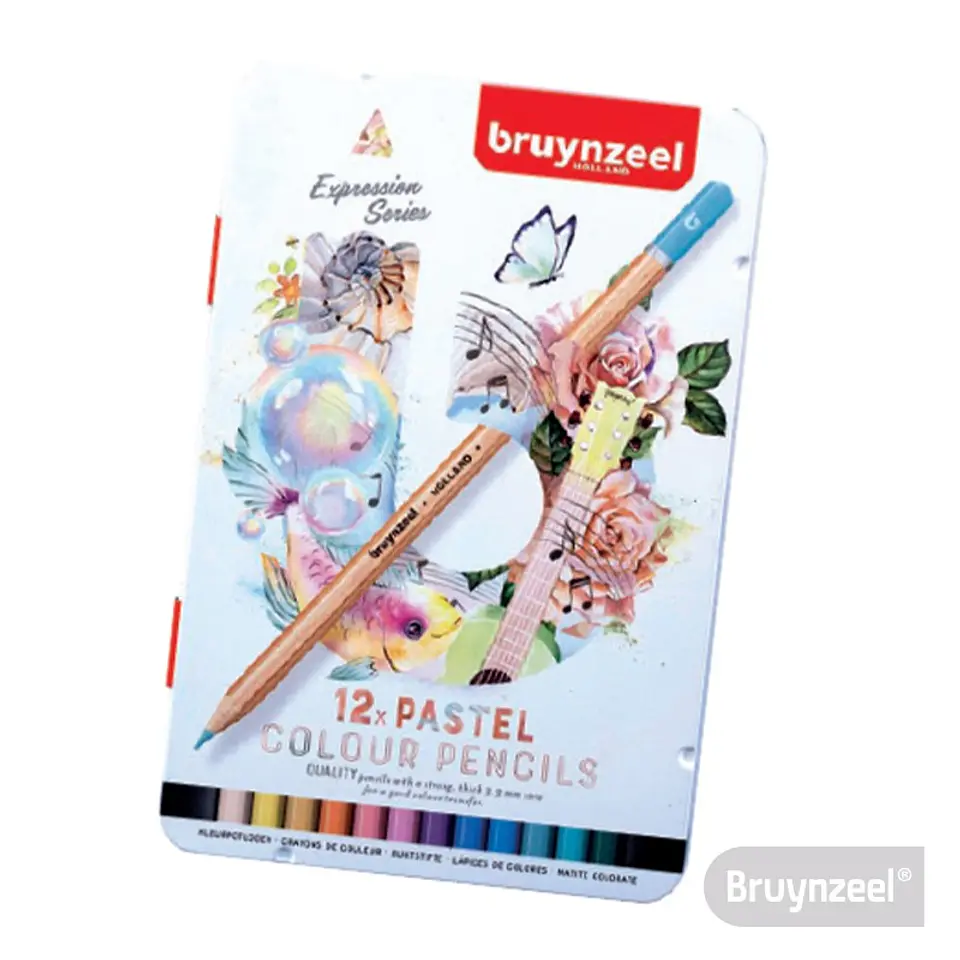 CAJA LÁPICES BRUYNZEEL EXPRESSION PASTEL 2