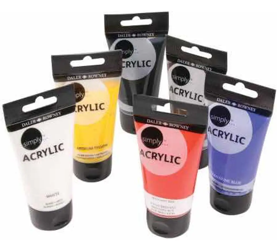 Acrílico Daler Rowney 6 Colores 75ml 3