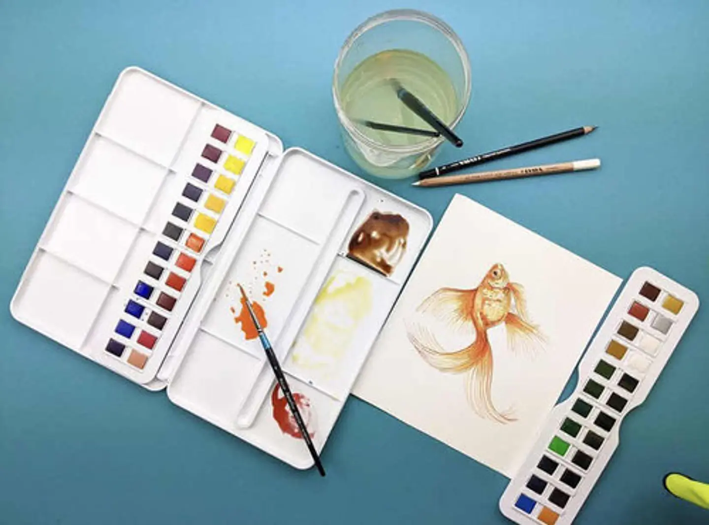Acuarela En Pastillas 48 Colores Aquafine Daler Rowney 2