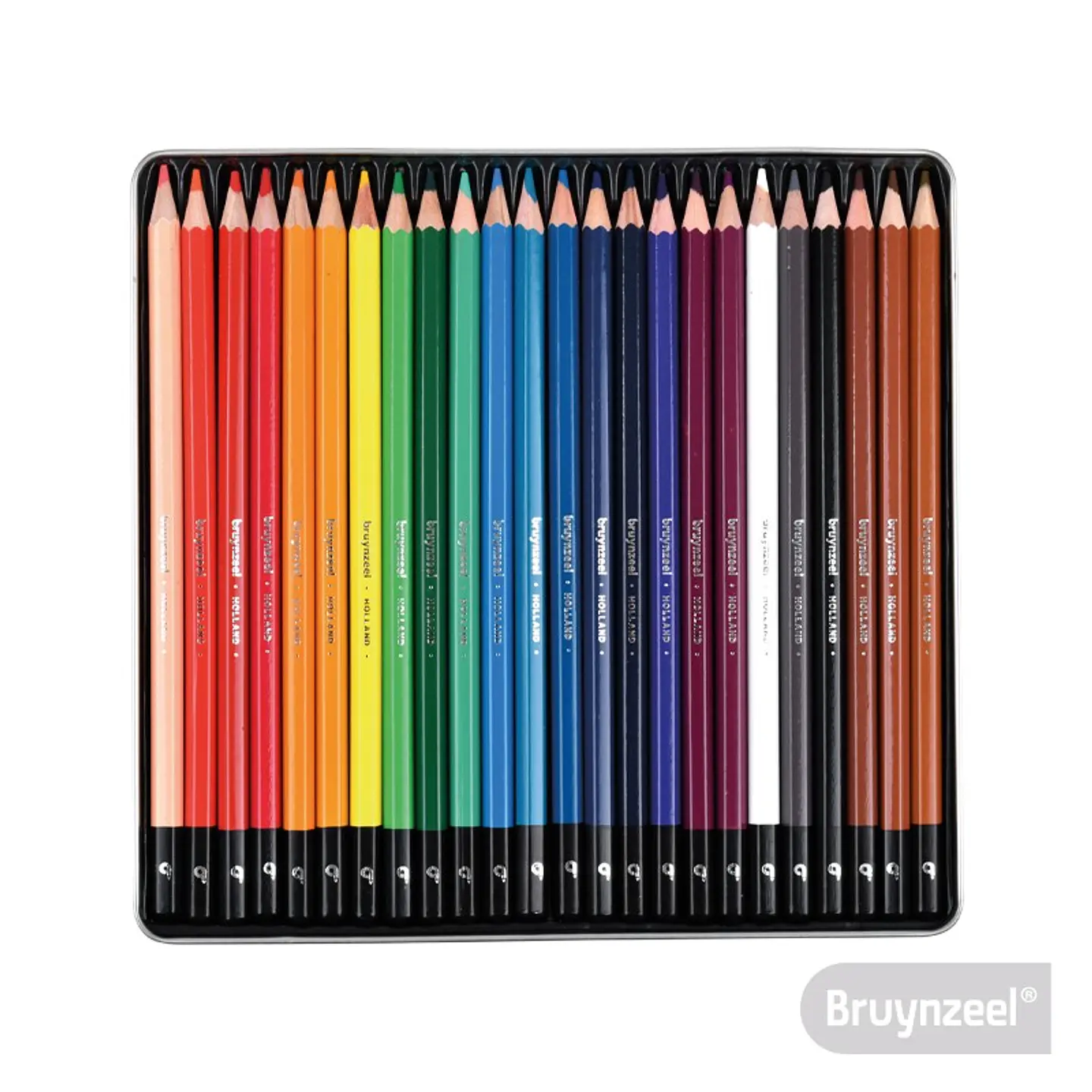 Bruynzeel Set 24 Lápices de Colores Caja Metalica 4