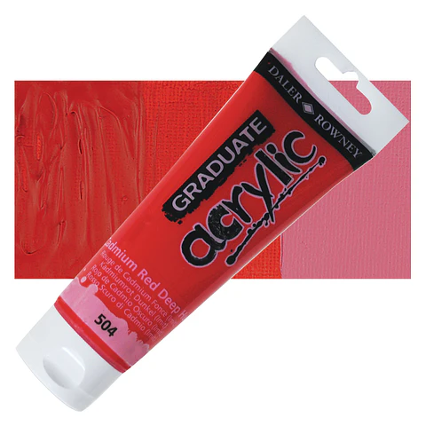 Acrilico Cadmium Red Deep Hue, 120 ml 