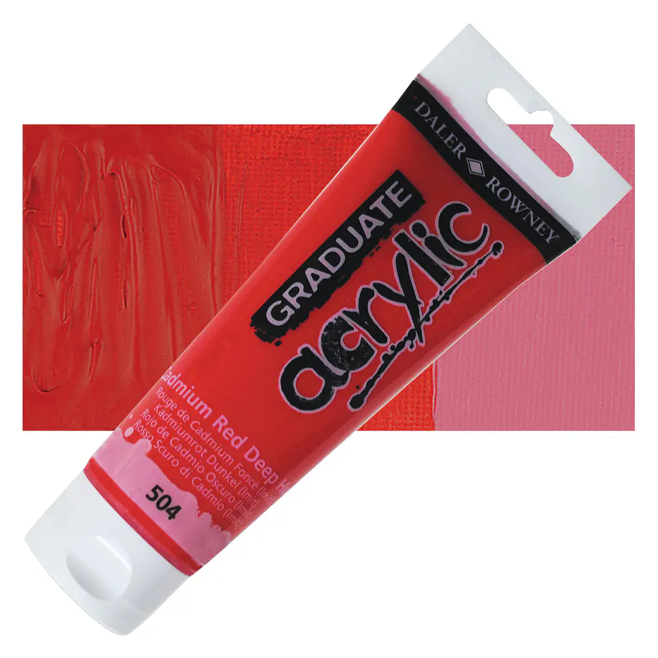 Acrilico Cadmium Red Deep Hue, 120 ml  1