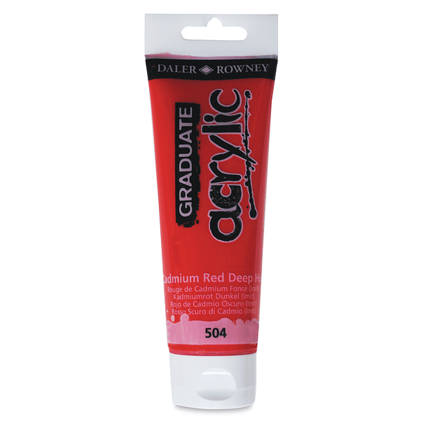 Acrilico Cadmium Red Deep Hue, 120 ml 