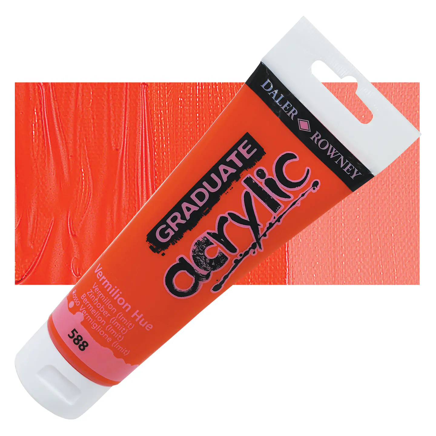 Acrílico Tono bermellón, tubo de 120 ml Daler-Rowney  1