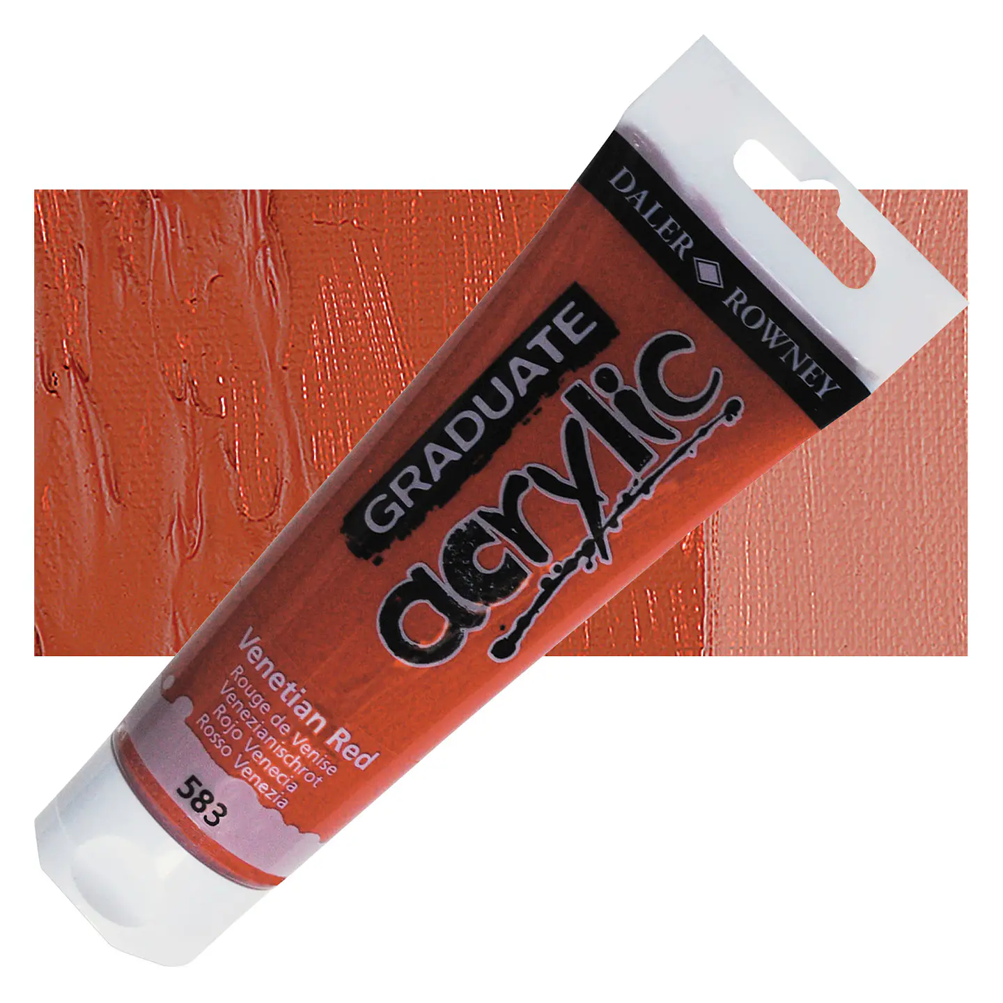 Acrílico Rojo veneciano, tubo de 120 ml Daler-Rowney 1