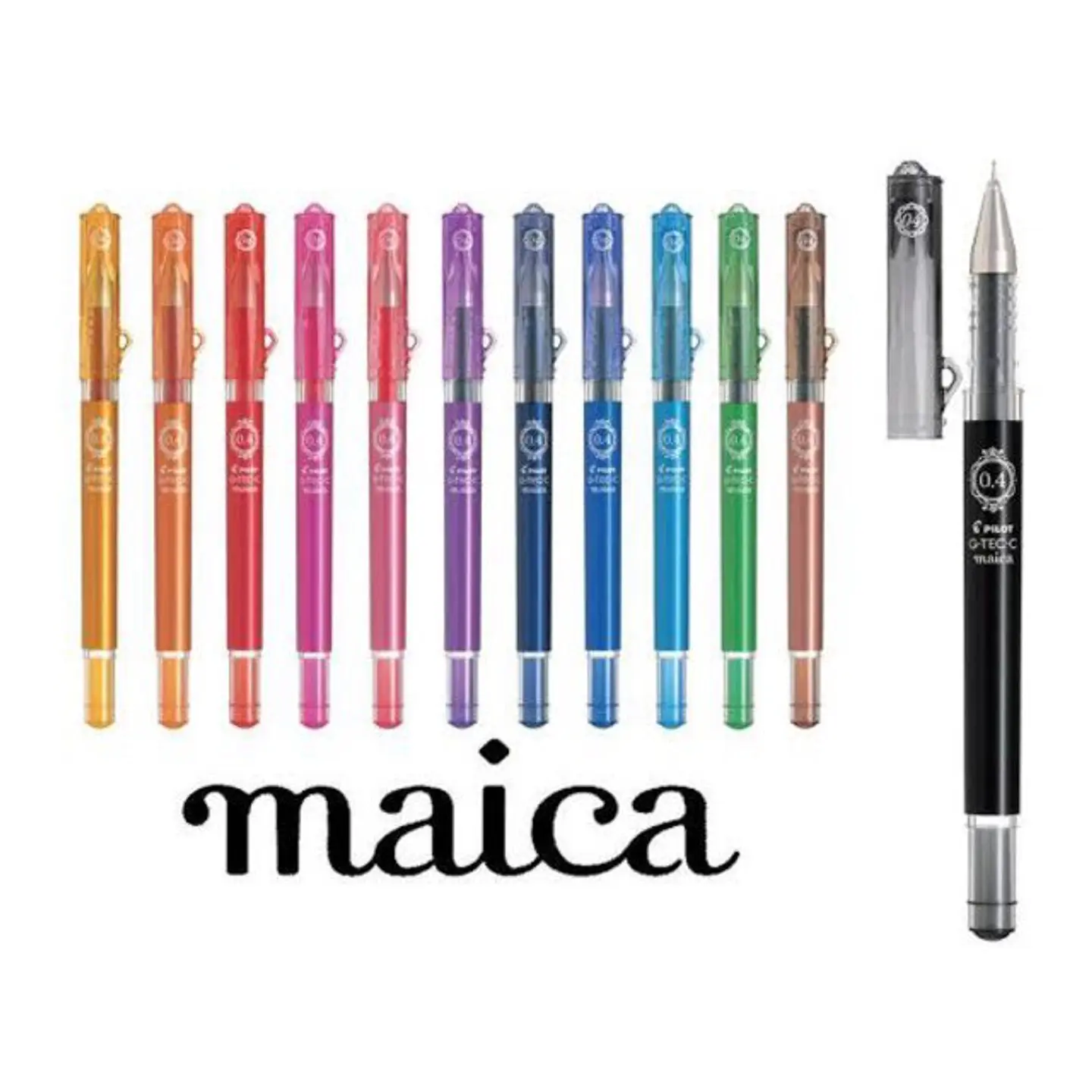 Lápiz Gel G-TEC Maica 0.4mm Pilot 2