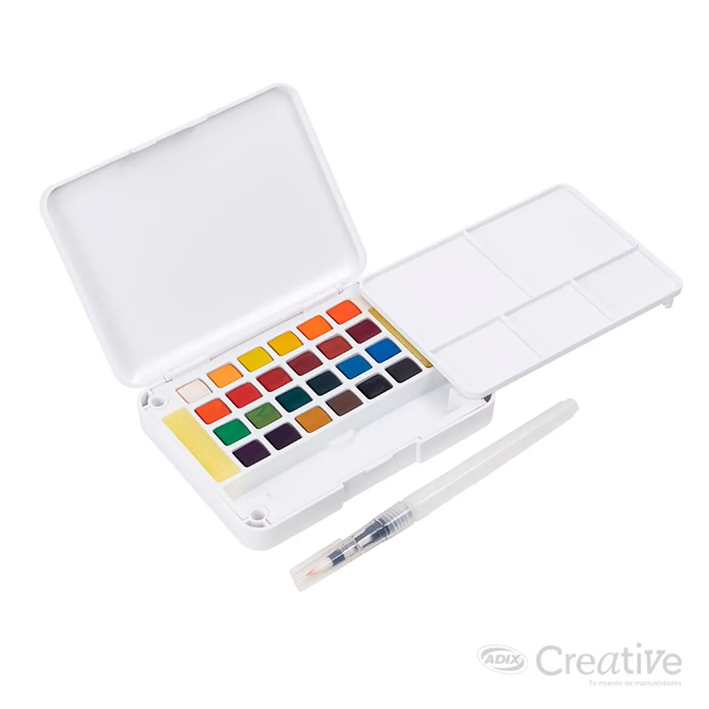 SET ACUARELA DE VIAJE ADIX 24 COL + AQUABRUSH 1