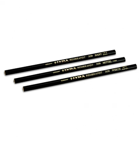LAPIZ 309 CHARCOAL GRASO SOFT SIN PUNTA 309 REMBRANDT