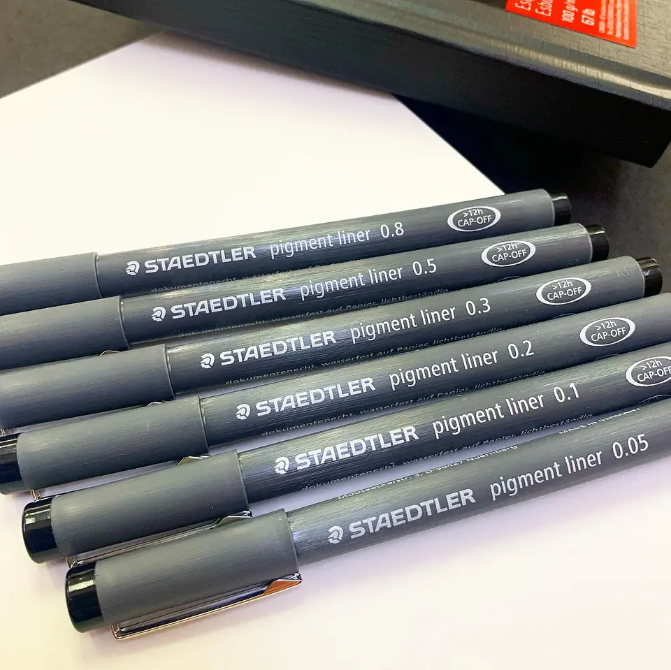 Tiralinea Pigment Liner de Staedtler  2