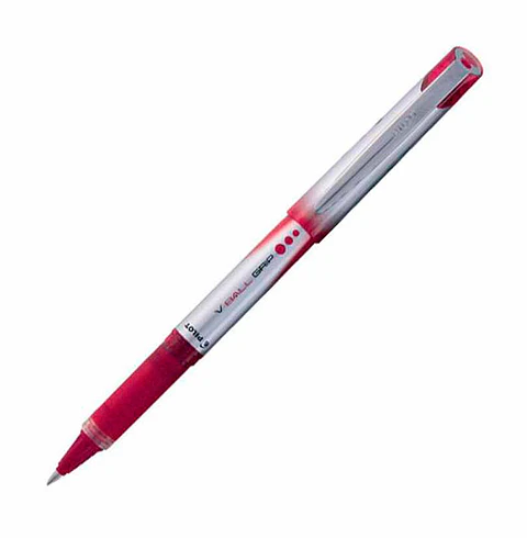 Pilot V Ball Grip Rojo 0.7