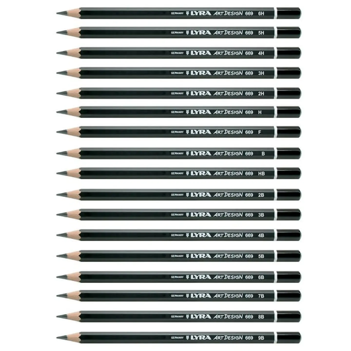 LÁPICES GRAFITO GRADUADOS LYRA REMBRANDT Art Design - Variedad de grados 2