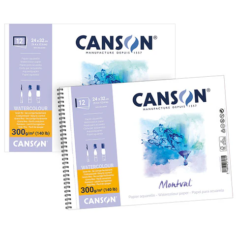 Croquera Montval Canson A4 300gr 21x29.7