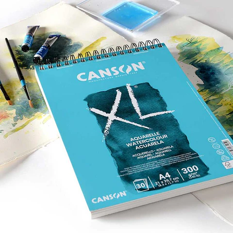 Croquera Canson XL Aquarelle 300g 