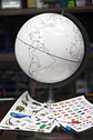 Globo Terráqueo Acrilico para Pintar - Miniatura 1