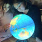 Globo Terraqueo con Luz Azul 30 Cm - Miniatura 1