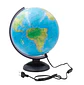 Globo Terraqueo con Luz Azul 30 Cm - Miniatura 2