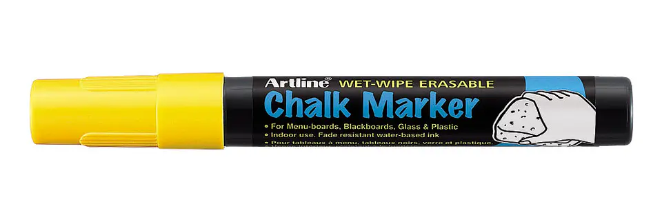 Marcador Artline Glassboard Marker Naranja Tiza liquida 2