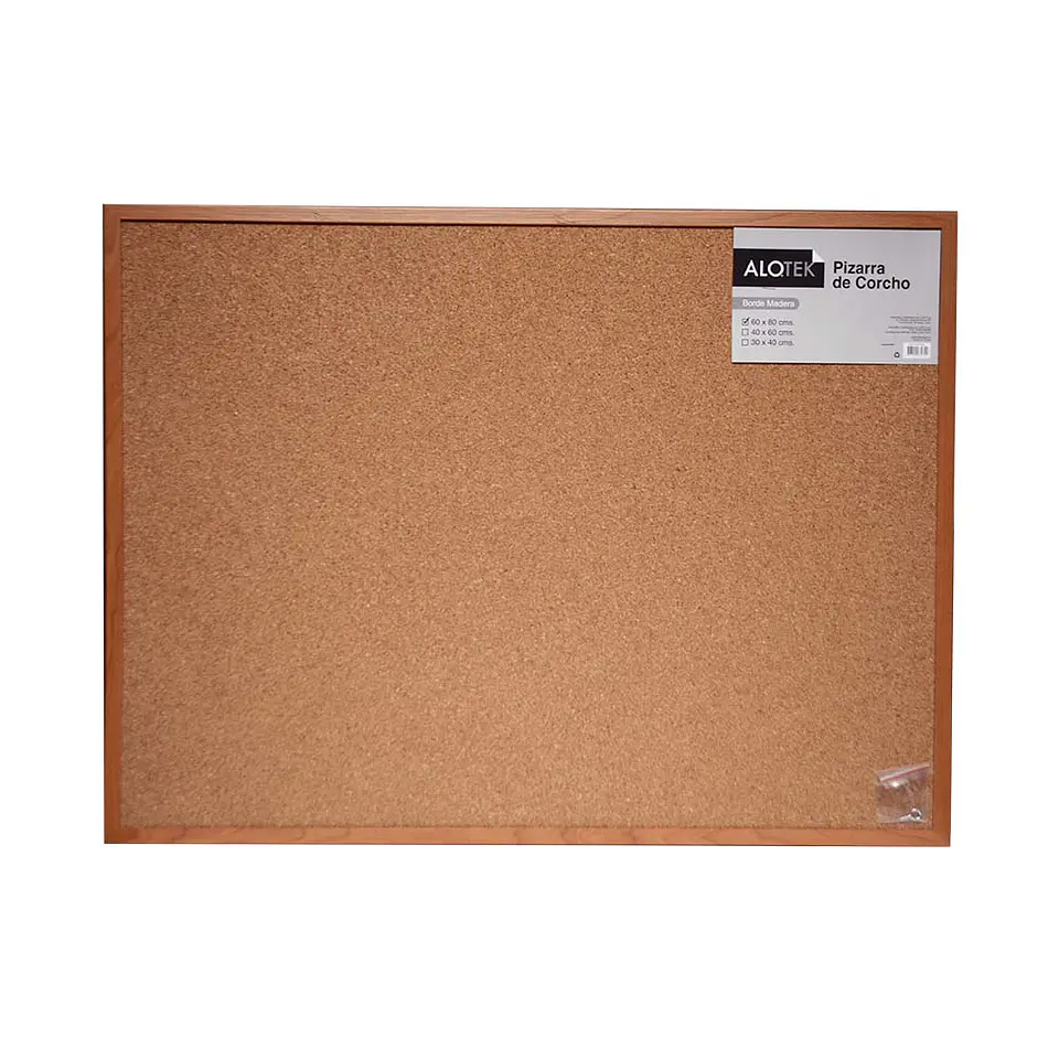 Pizarra de Corcho Alotek 40x60cm 1