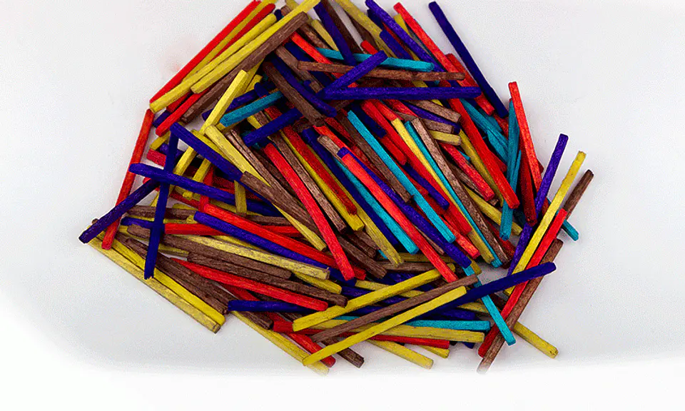 Palitos de fósforo color  1