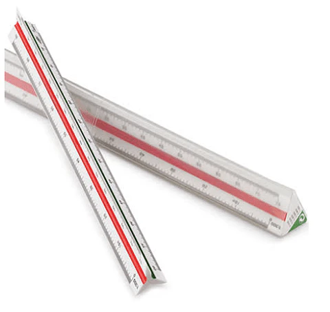 ESCALIMETRO NEOLITE 30CM 1:20; 1:25; 1:50; 1:75; 1:100; 1:125