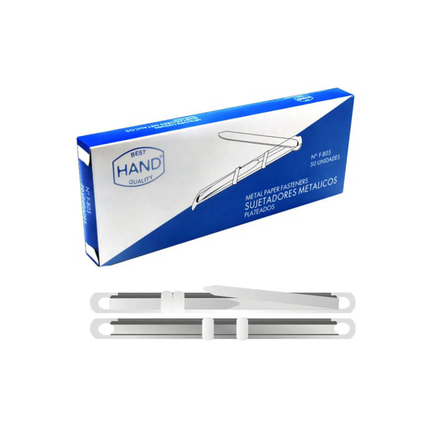 ACOCLIP METÁLICO 50 UNIDADES HAND 1