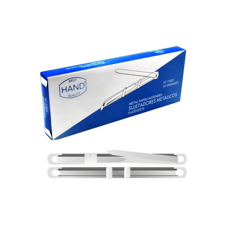 ACOCLIP METÁLICO 50 UNIDADES HAND 1