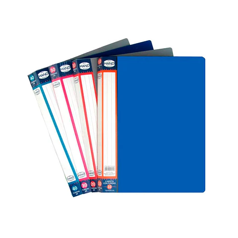 Carpeta Vinílica con 60 fundas A4 