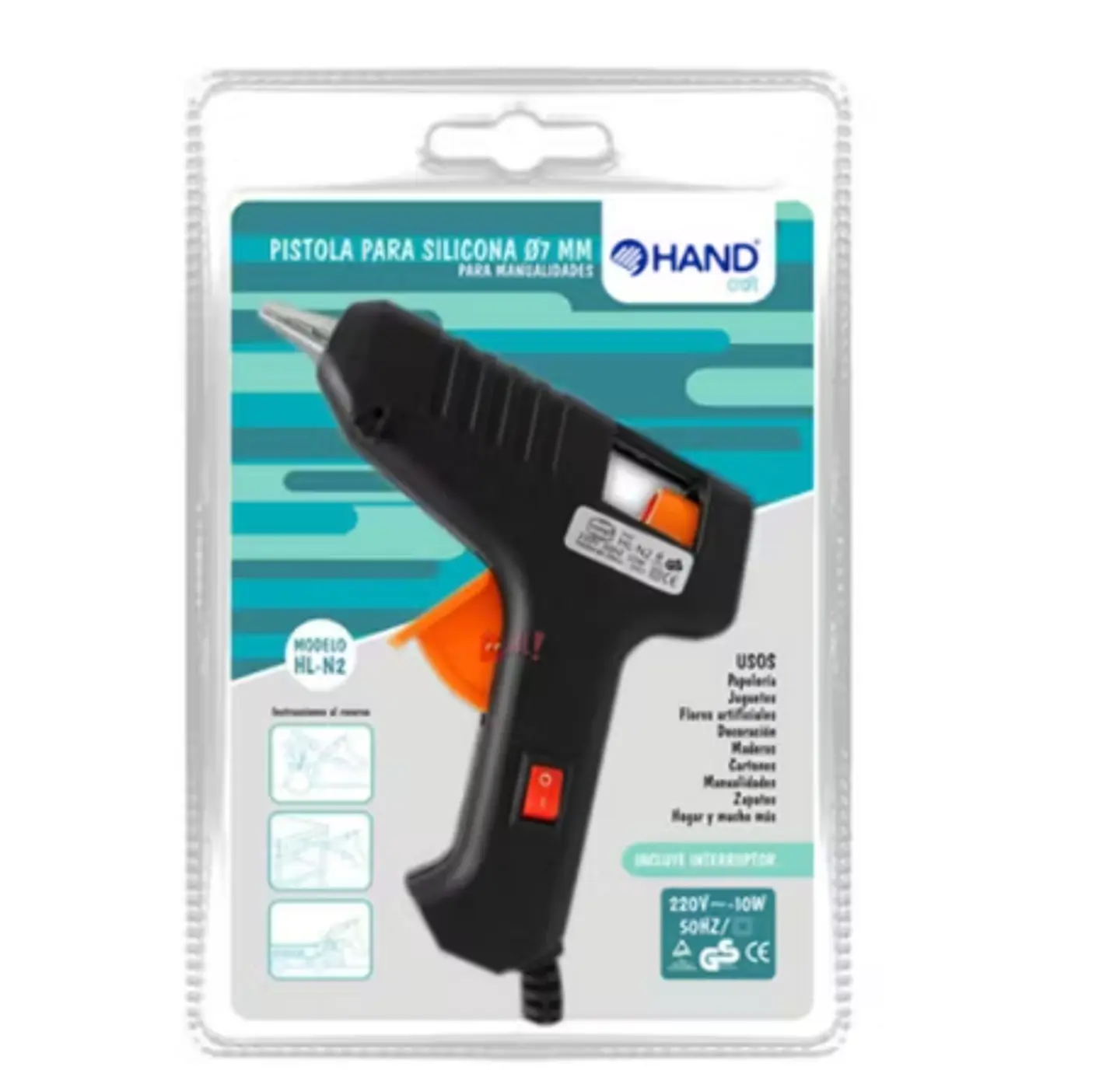 Pistola silicona Hand 1