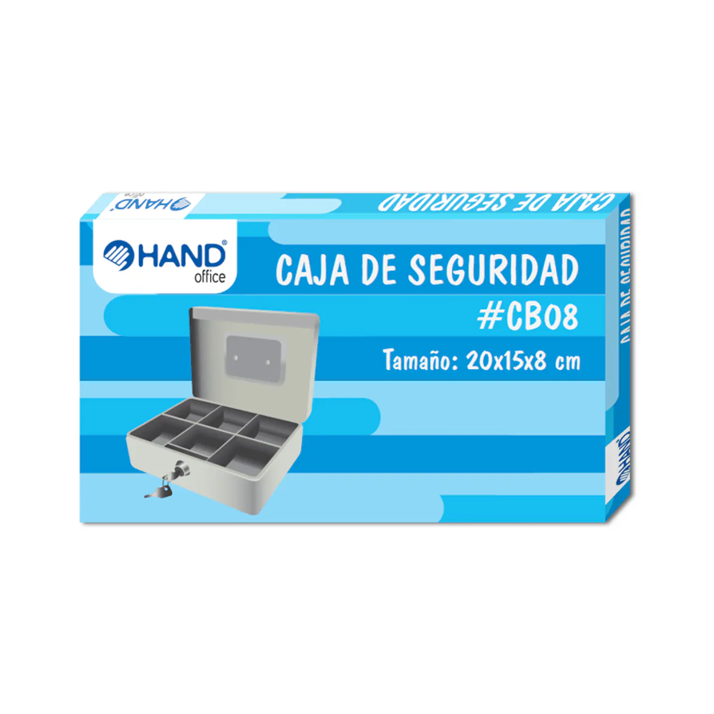 Caja Chica Hand Con Llave 20X16X8 Cm 1