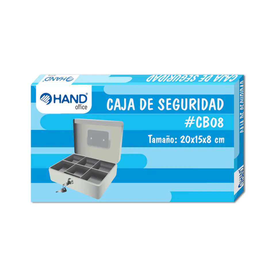 Caja Chica Hand Con Llave 20X16X8 Cm 1