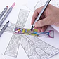 Libro Mandala Morado - Miniatura 3