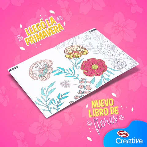 Libro Mandala Flores