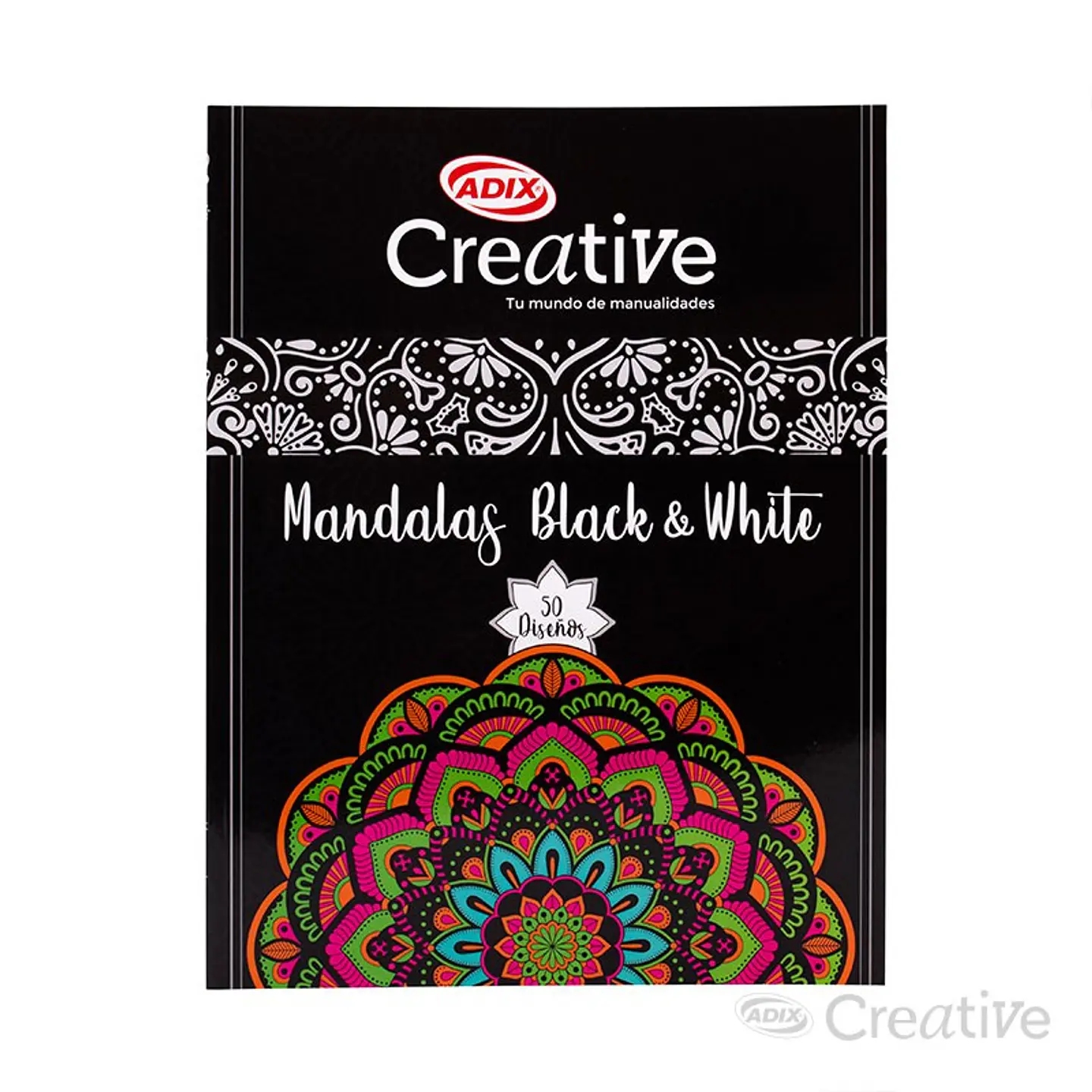 LIBRO MANDALA BLACK AND WHITE 1