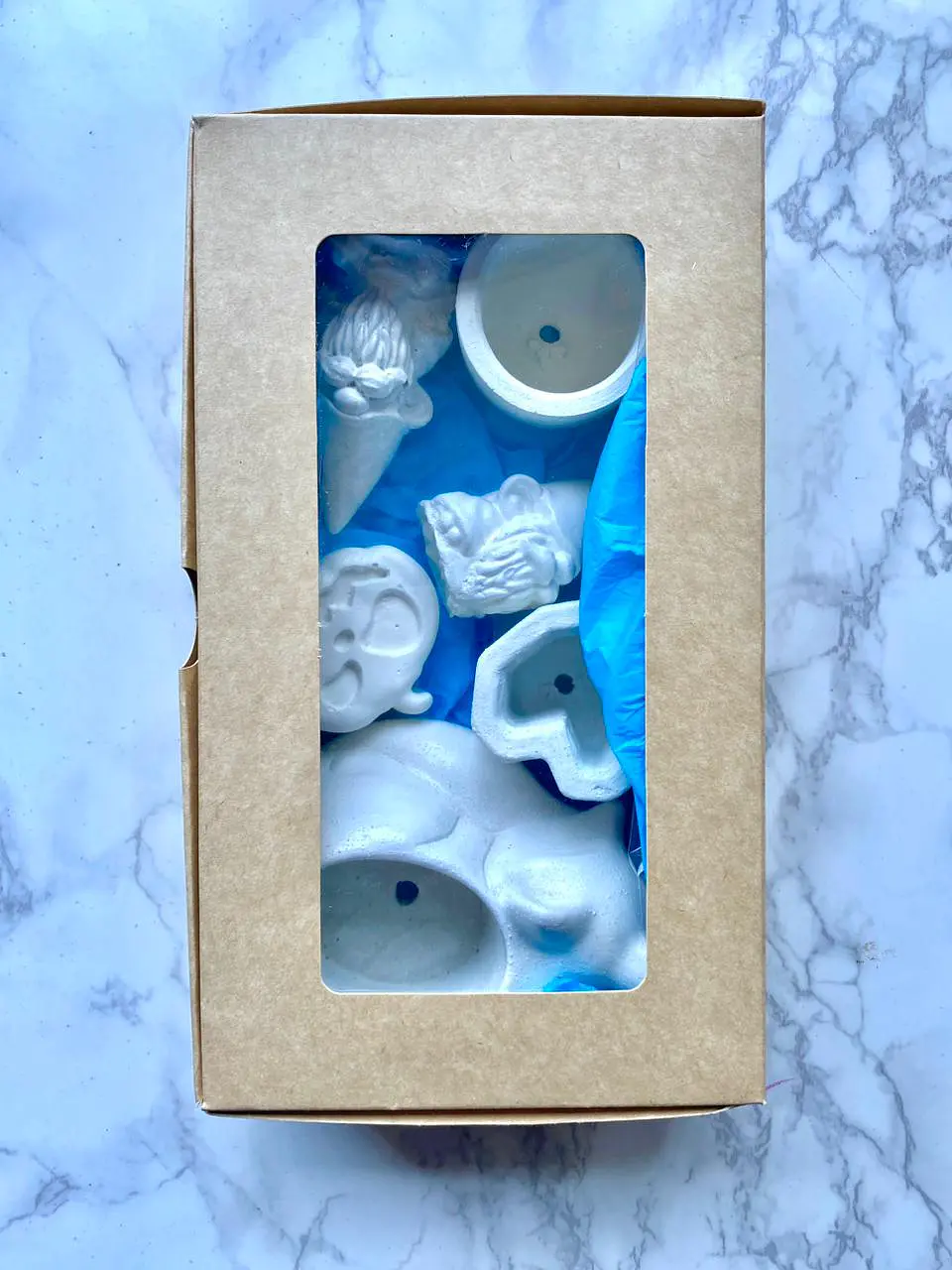 Set de arte yeso 6pcs + Pintura 2