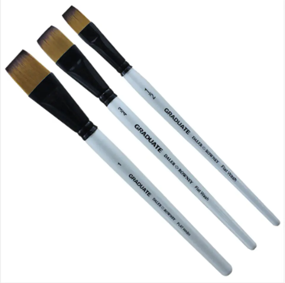 Daler Rowney Graduate - Pinceles Flat Wash 1