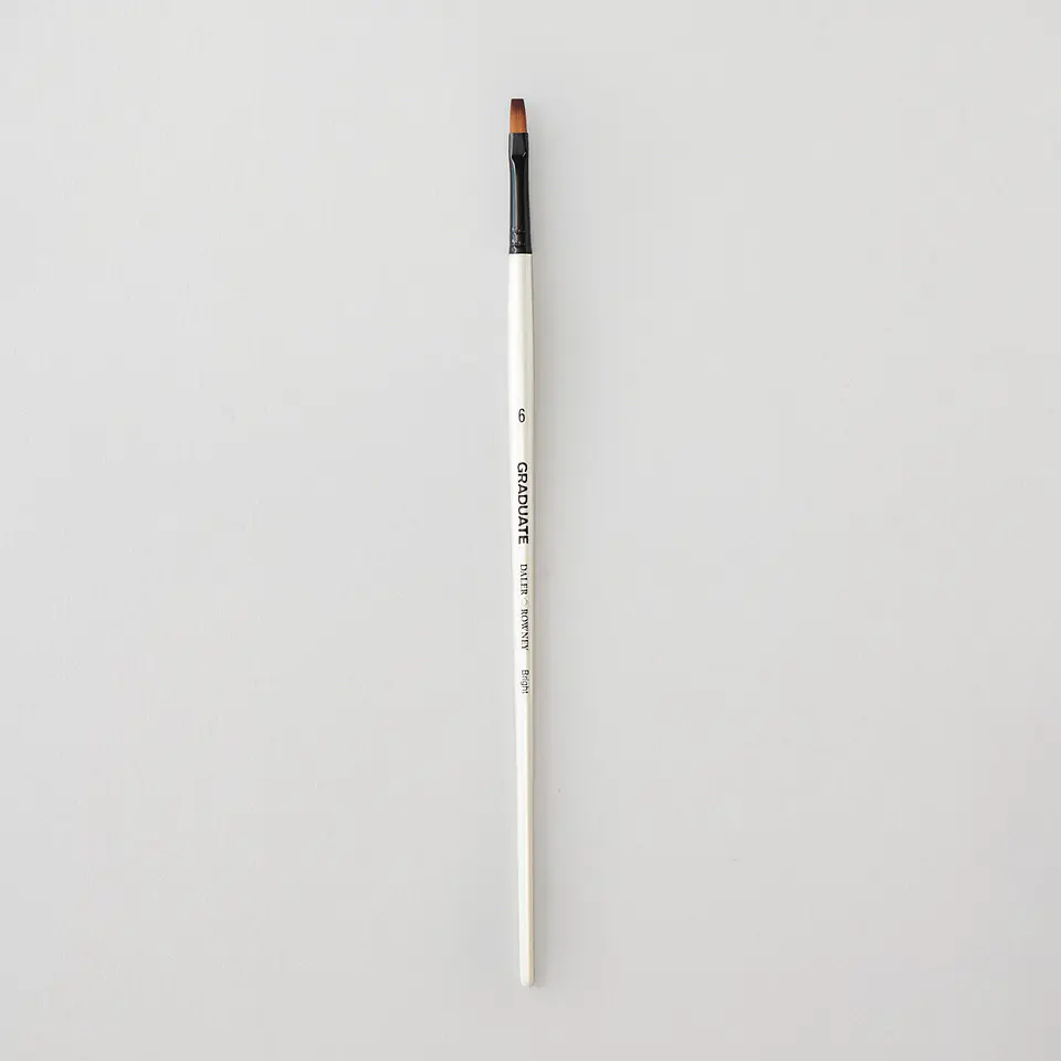Daler Rowney Bright 6 brush long 1