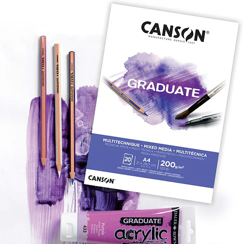  Canson Graduate Mixed Media A4
