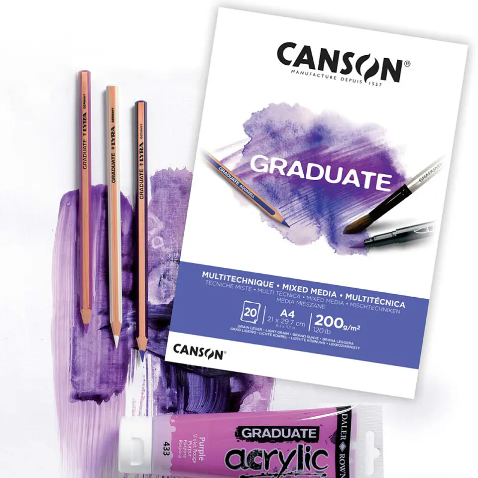  Canson Graduate Mixed Media A4 1