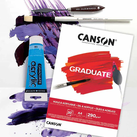  Canson  Graduate Óleo y Acrílico A4