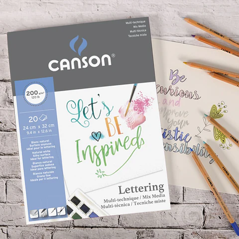 Canson Graduate Lettering Mixed Media A4