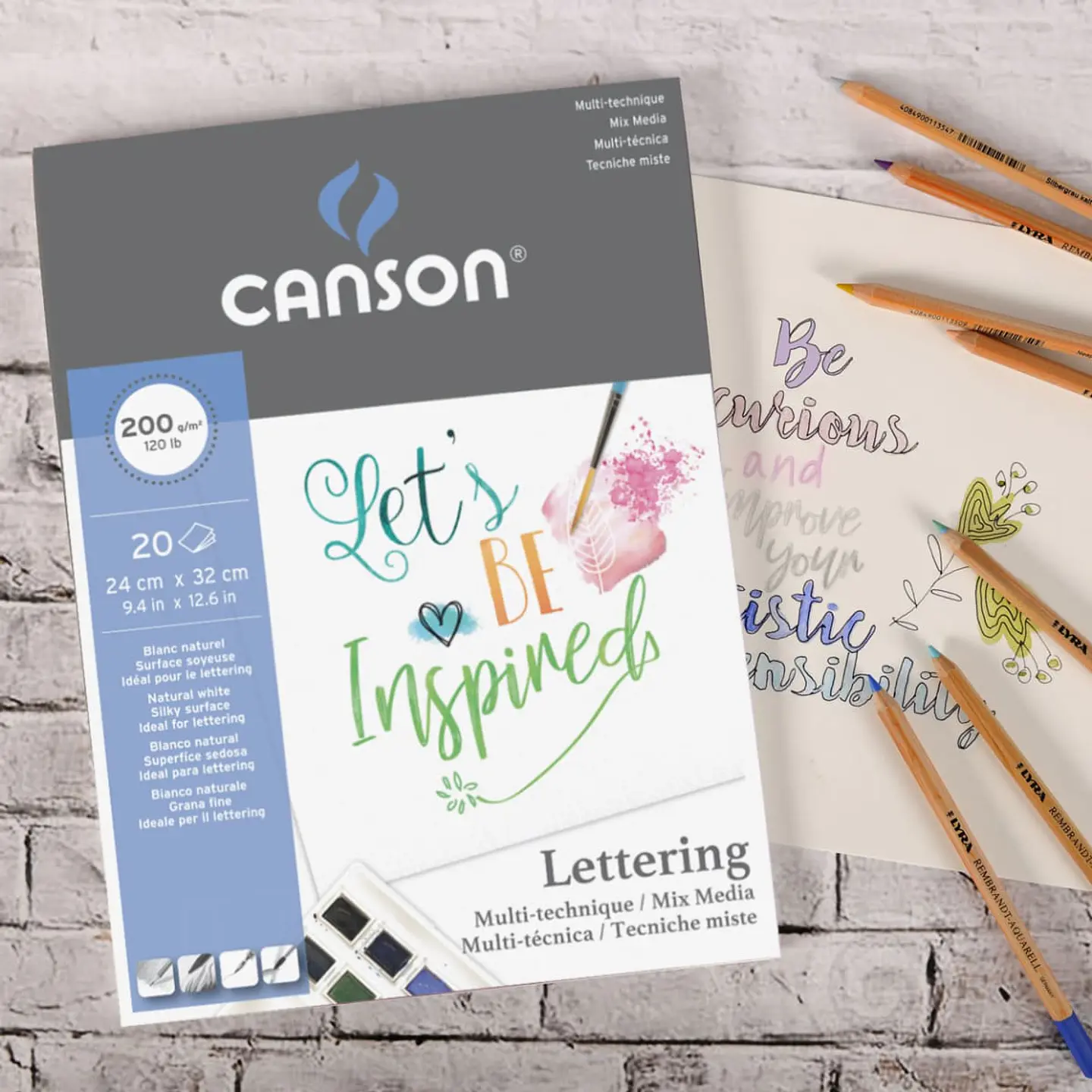 Canson Graduate Lettering Mixed Media A4 1