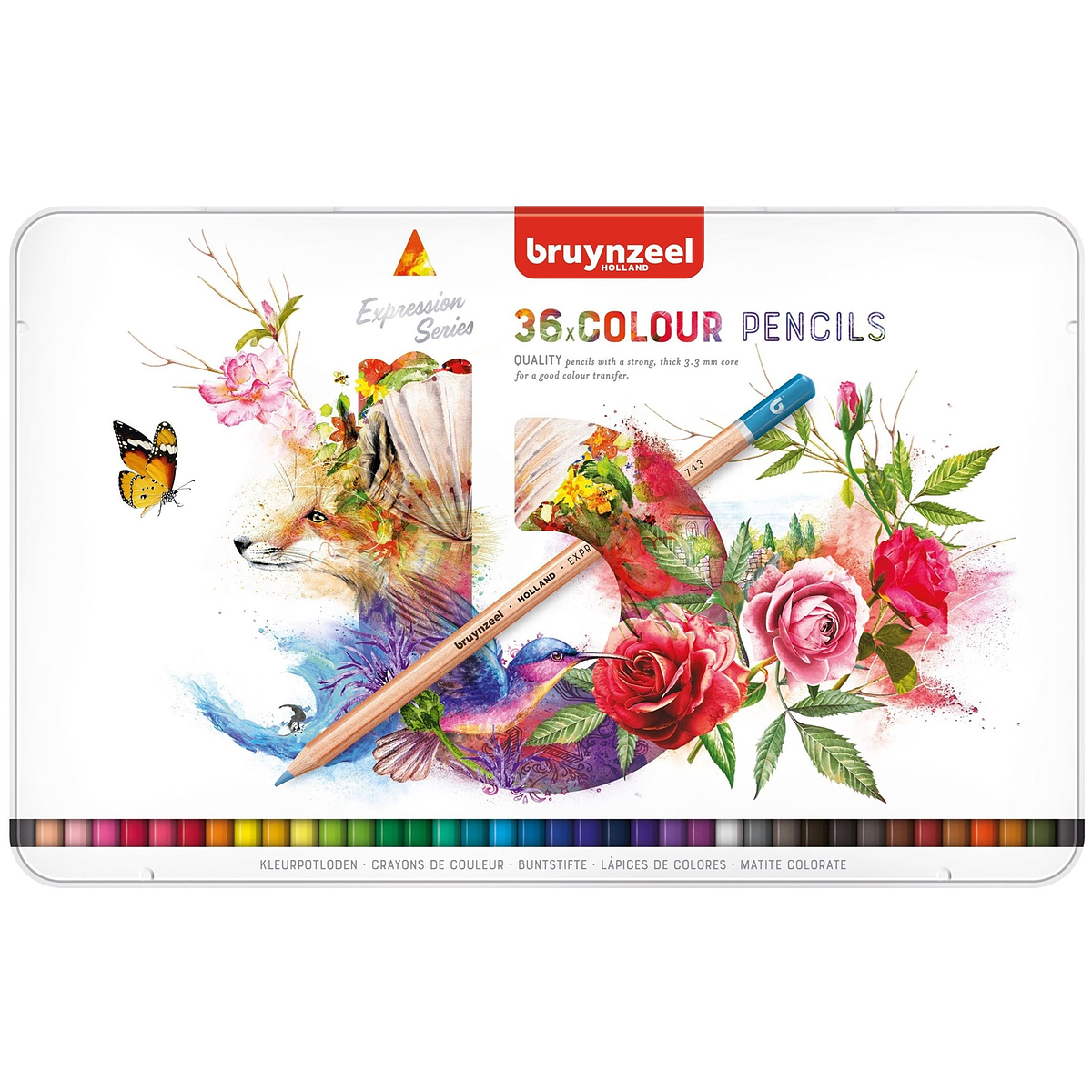 Lápices de Colores Bruynzeel Expression Set 36 Colores