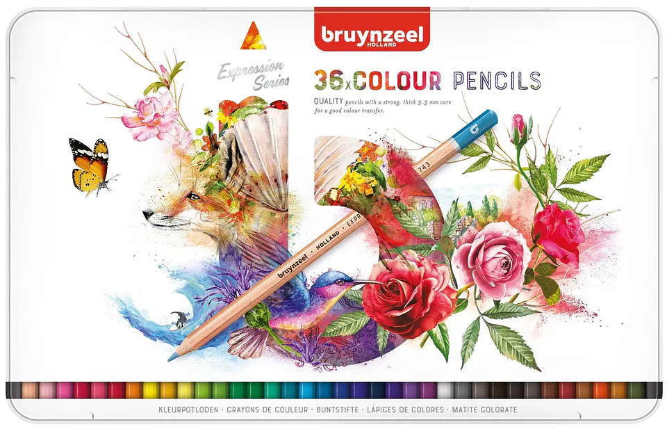 Lápices de Colores Bruynzeel Expression Set 36 Colores 1