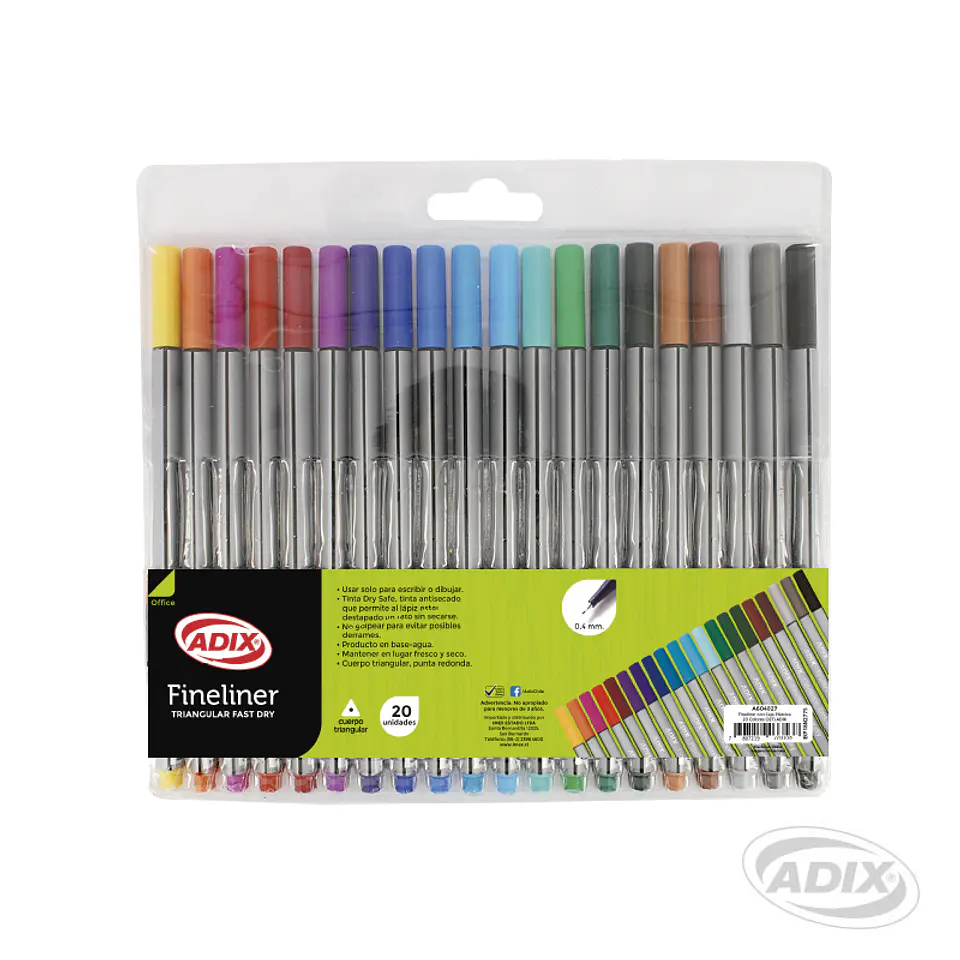 FINELINER 20 COLORES 1