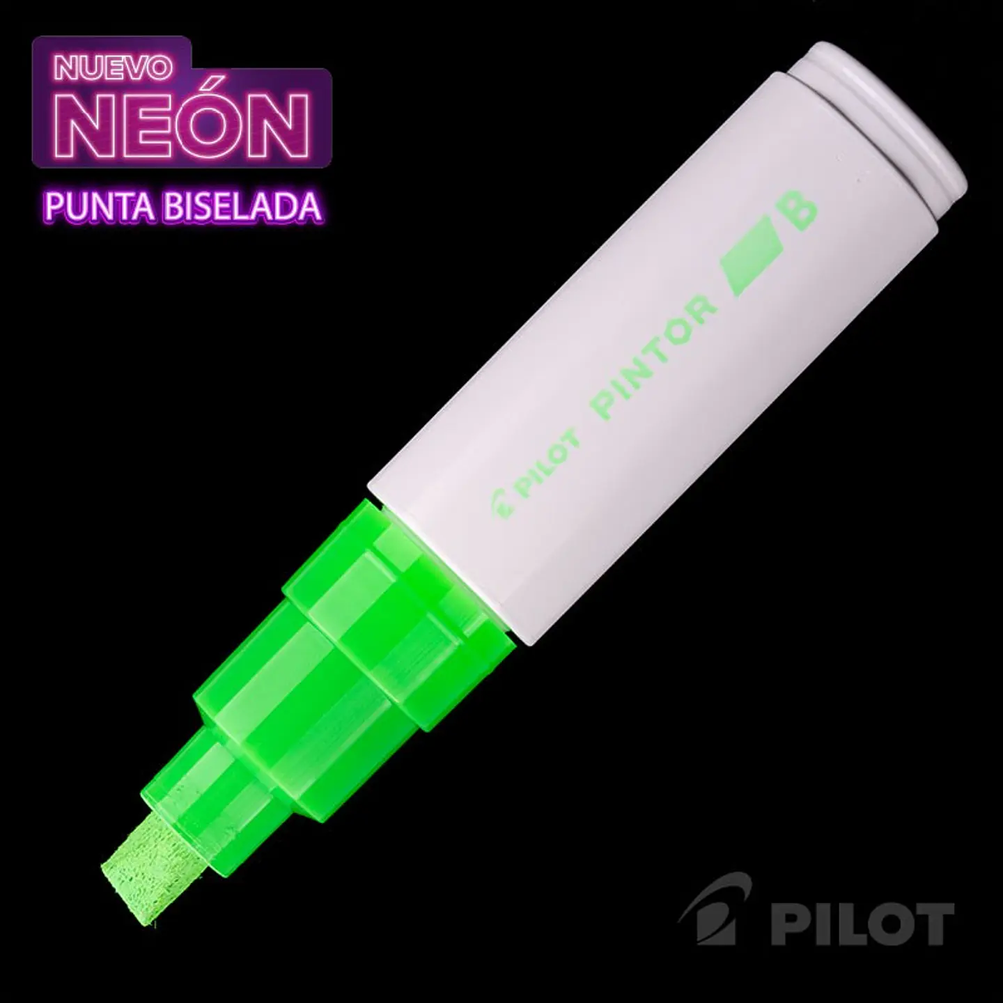 MARCADOR PINTOR BISELADO NEÓN 1