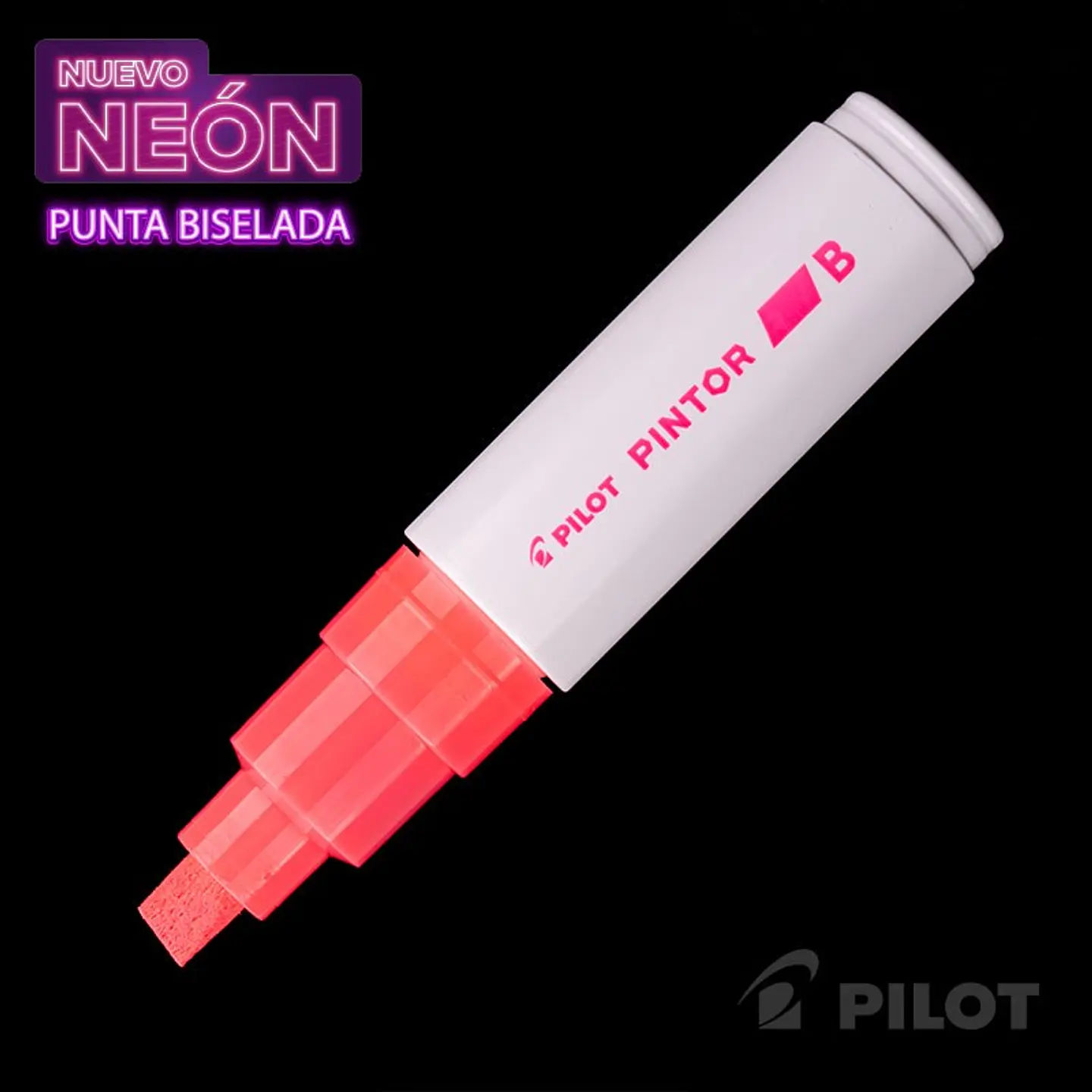 MARCADOR PINTOR BISELADO NEÓN 6