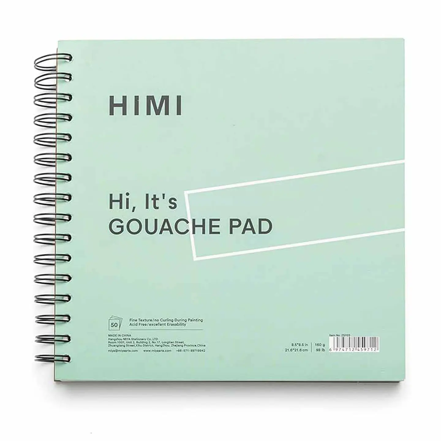 CUADERNO 21.6*21.6CM 50 Hojas 160G HIMI-MIYA 4