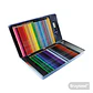 Set 60 caja metálicas Bruenzeel Lápices + sacapuntas + goma - Miniatura 2